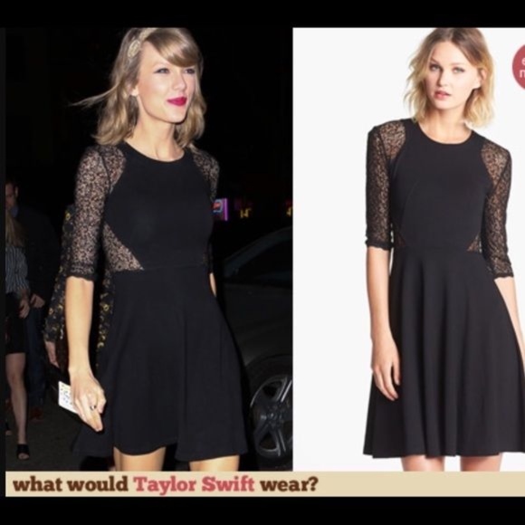 French Connection Dresses & Skirts - French Connection Vienna Lace Jersey Dress